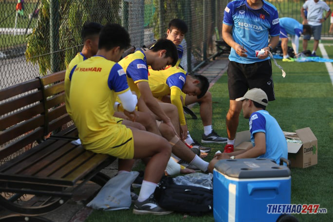 U22 Việt Nam 2019, Sea games 2019, sea games 30, đtqg việt nam, buổi tập đội tuyển việt nam