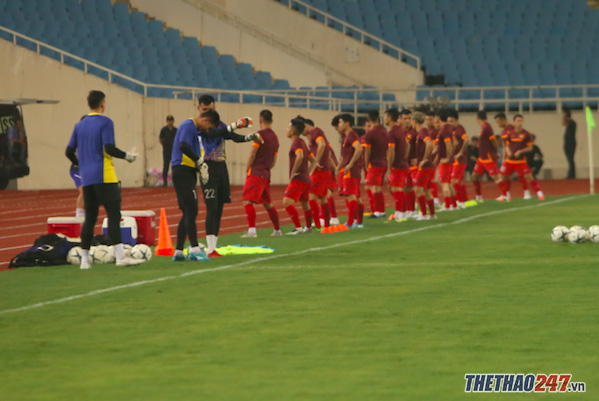 việt nam vs malaysia, vòng loại world cup 2022, hlv park hang seo, svđ mỹ đình, buổi tập việt nam vs malaysia