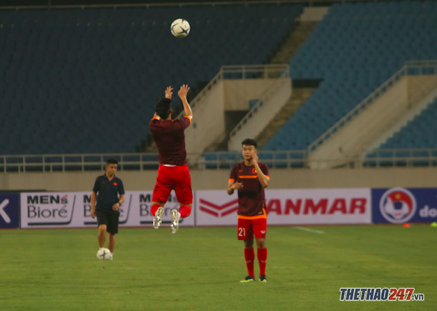 việt nam vs malaysia, vòng loại world cup 2022, hlv park hang seo, svđ mỹ đình, buổi tập việt nam vs malaysia