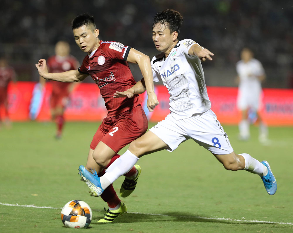 hagl, trần minh vương, hagl trụ hạng, dành cả thanh xuân để trụ hạng, hagl vs tphcm, v-league 2019
