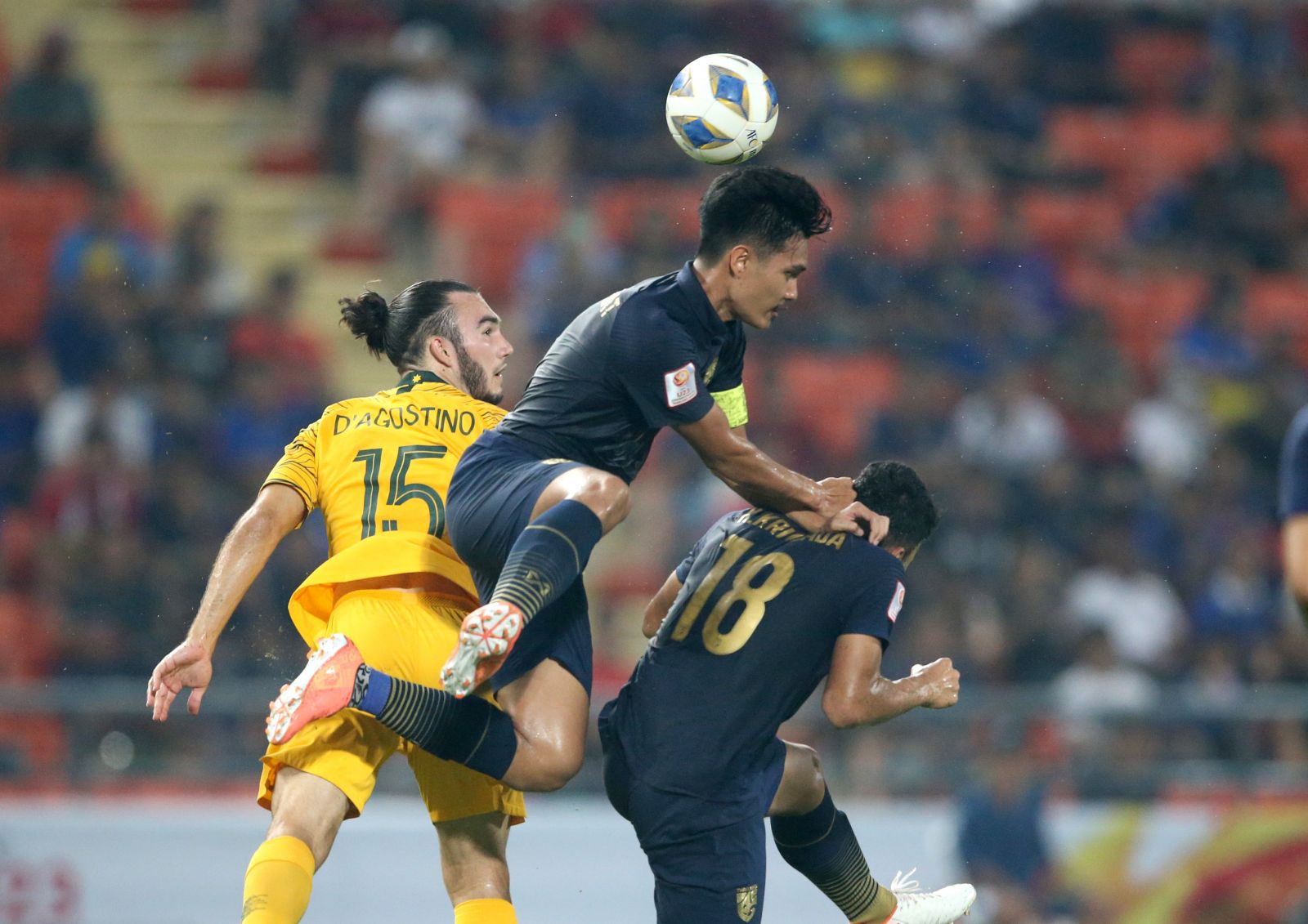 Đội tuyển U23 Thái Lan sẽ phải tử chiến với U23 Iraq ở trận cuối cùng. Ảnh: Siam Sport u23 thai lan vs u23 australia