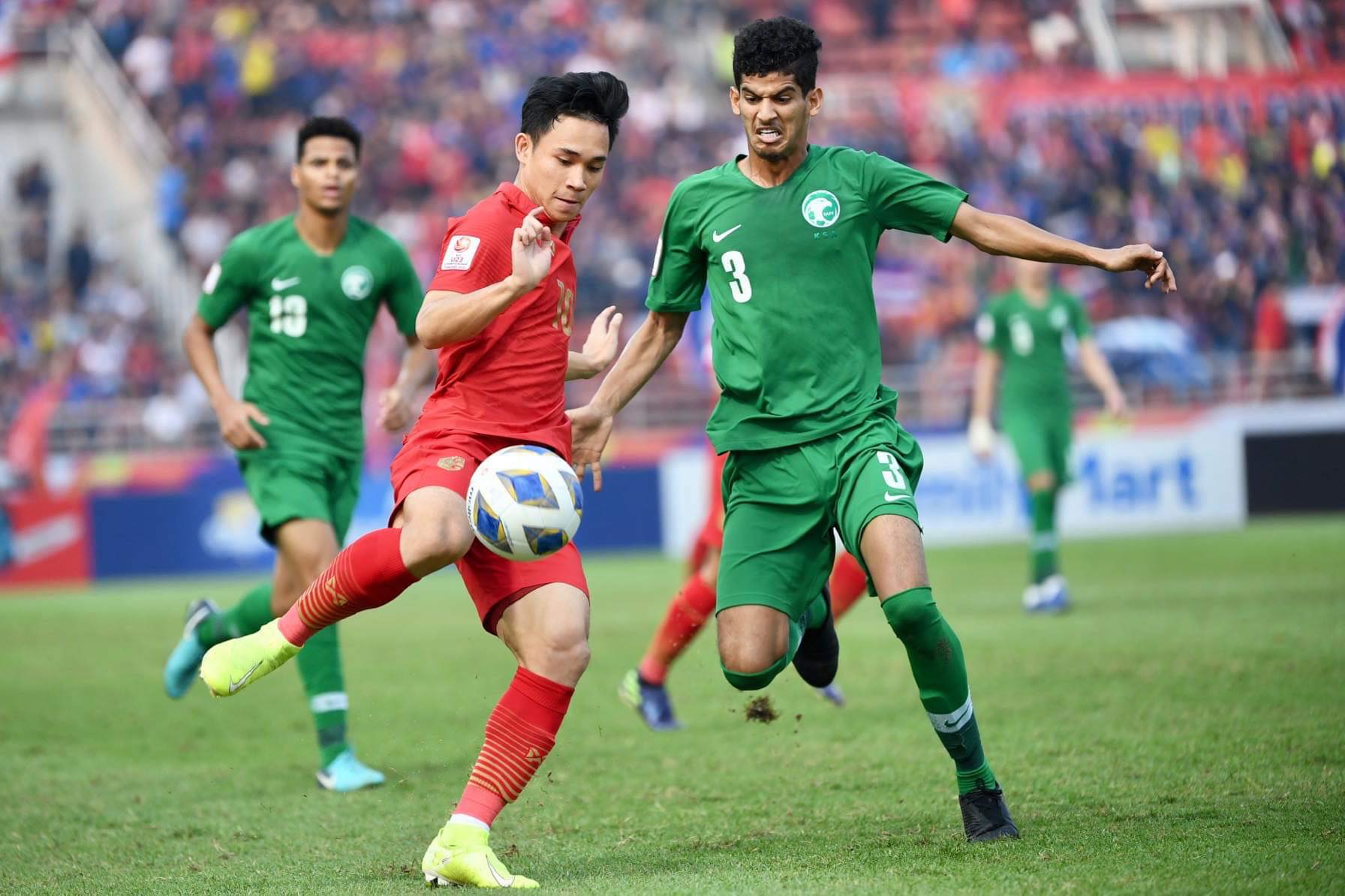 Đội tuyển U23 Thái Lan bị U23 Ả Rập Xê Út loại ở tứ kết doi tuyen u23 thai lan