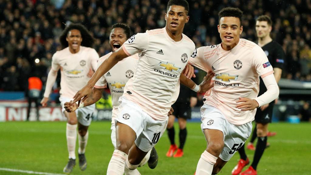 psg 1-3 mu, vong 1/8 champions league, cup c1, man utd, solskjaer