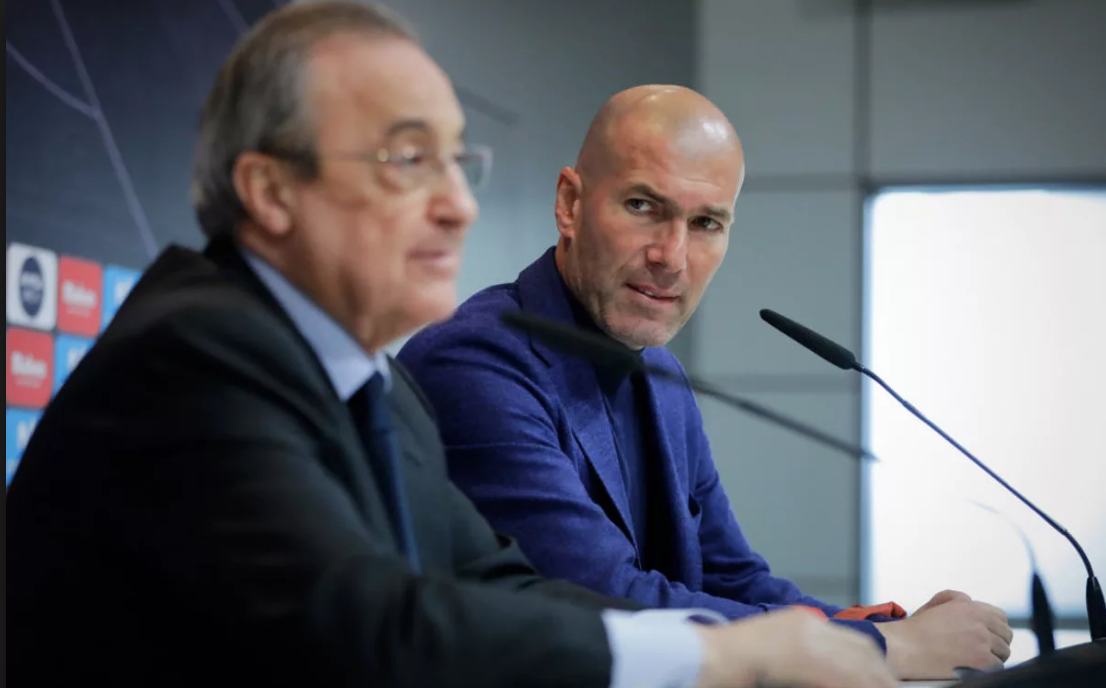 zidane quay lai real, hlv zidane, zidane real, real madrid