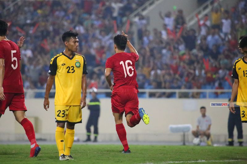 u23 viet nam, hlv park hang seo, u23 viet nam 6-0 u23 brunei, u23 thai lan, u23 indonesia