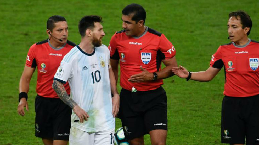 argentina vs brazil, bán kết copa america, copa, copa america,copa america 2019, tâm thư argentina, argentina kiến nghị, var, trọng tài zambrano