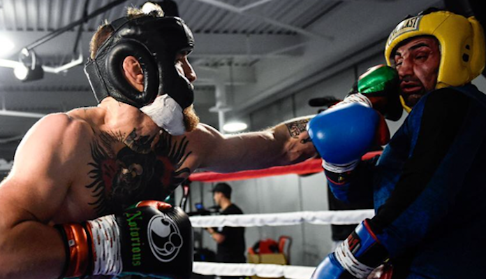 conor mcgregor boxing, conor mcgregor vs mayweather, conor trở lại sàn boxing.