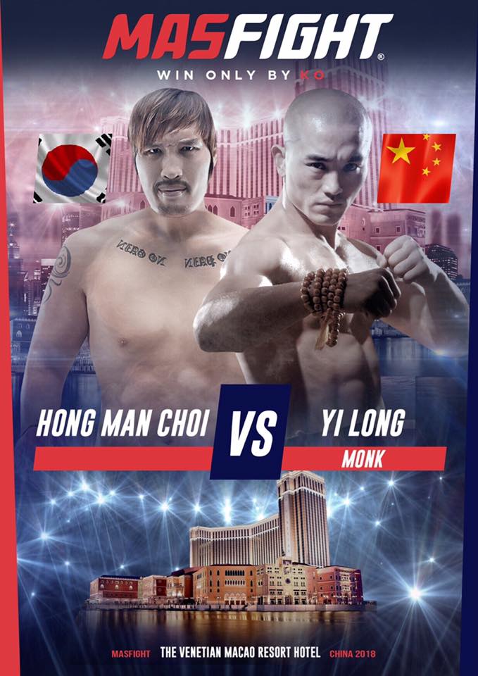 yi long tái xuất, yi long vs buakaw, yi long đối đầu võ sĩ khổng lồ hàn quốc,
