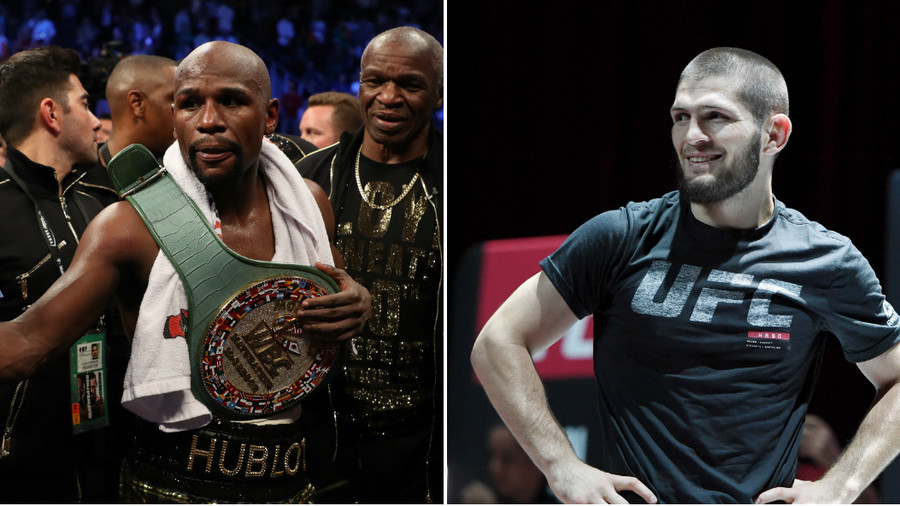 khabib gạ kèo mayweather, khabib vs mayweather, khabib gạ mayweather đánh MMA,