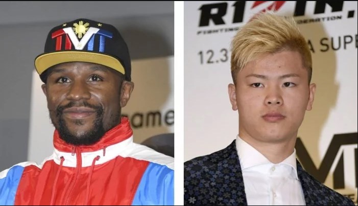 mayweather đấu thần đồng kickboxing nhật bản, mayweather vs tenshin nasukawa,