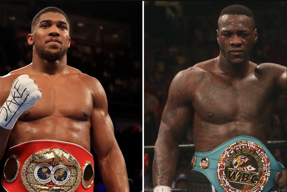 anthony joshua, deontay wilder, tyson fury, joshua thách đấu wilder,