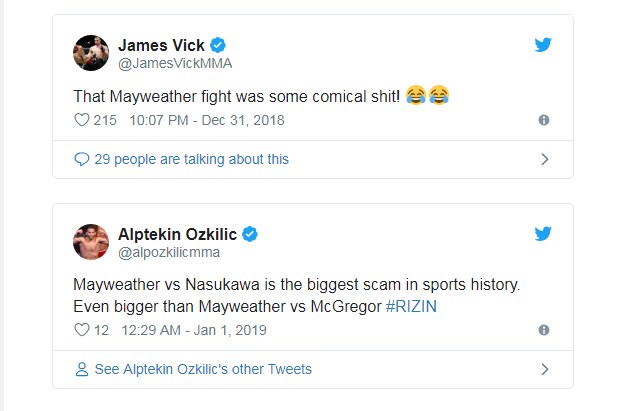 floyd mayweather, tenshin nasukawa, dàn xếp kết quả,