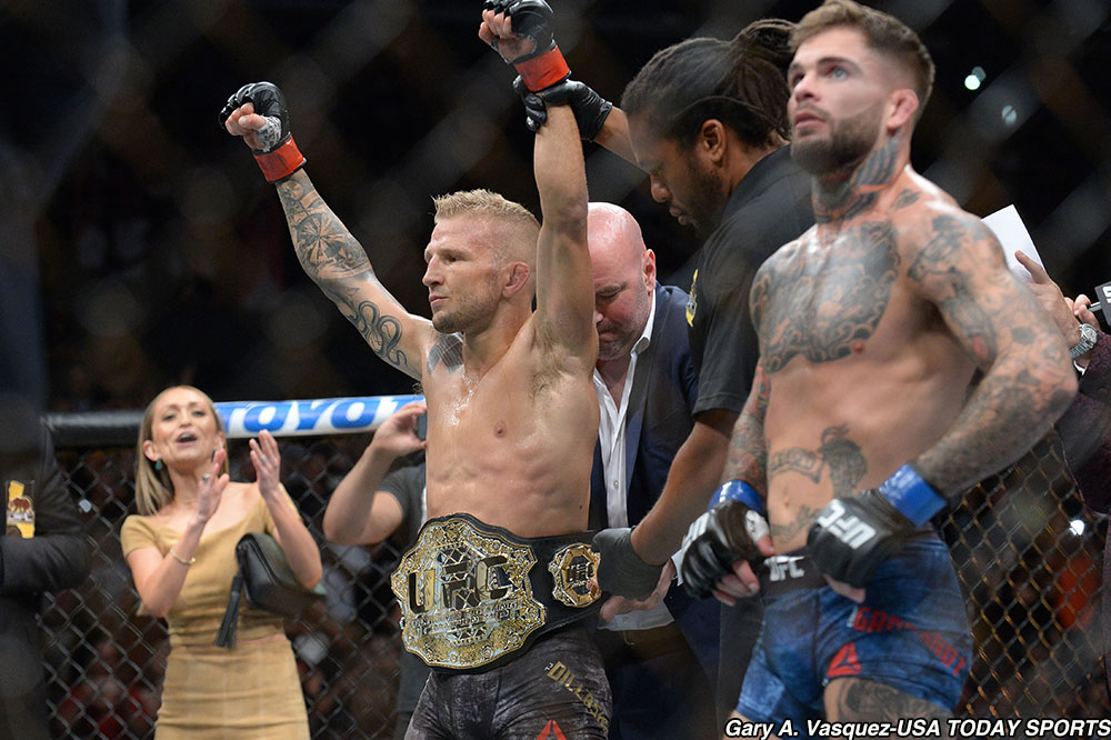tj dillashaw, max hollway, tj lên hạng thách đấu max holloway,