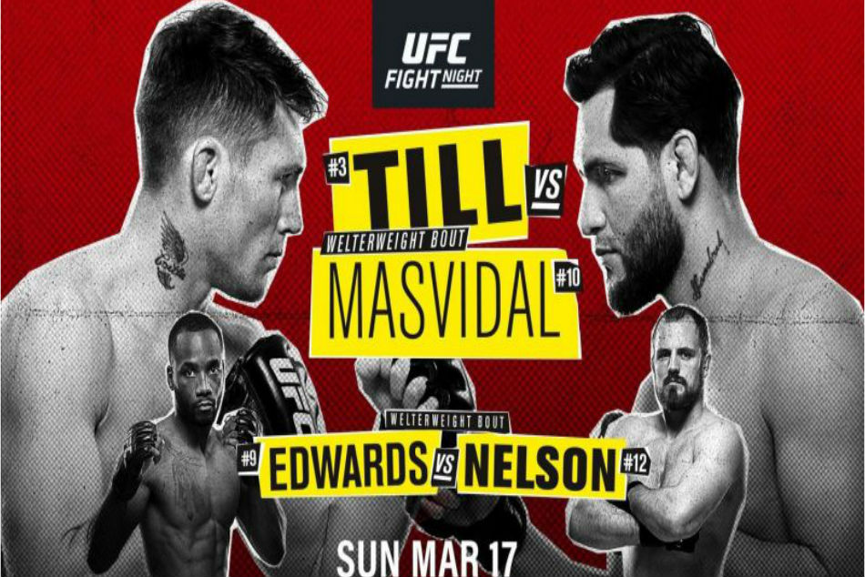 ufc, xem trực tiếp ufc, ufc london, darren till vs jorge masvidal, 