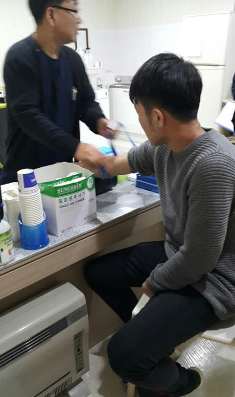 xuan truong, gangwon, xuan truong kiem tra y te, kleague