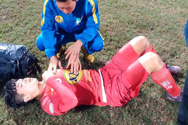 cong phuong, hagl, vleague, cong phuong chan thuong, vleague 2017, hagl vleague