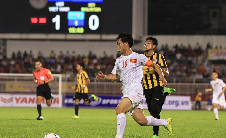u23 viet nam, u23 viet nam 3-0 u23 malaysia, cong phuong, hlv huu thang, barca, atletico