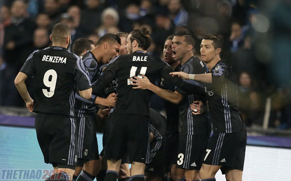 chấm điểm Napoli 1-3 Real, kết quả Napoli 1-3 Real, tỉ số Napoli 1-3 Real, Ramos, Ronaldo, vong 1/8 cup c1