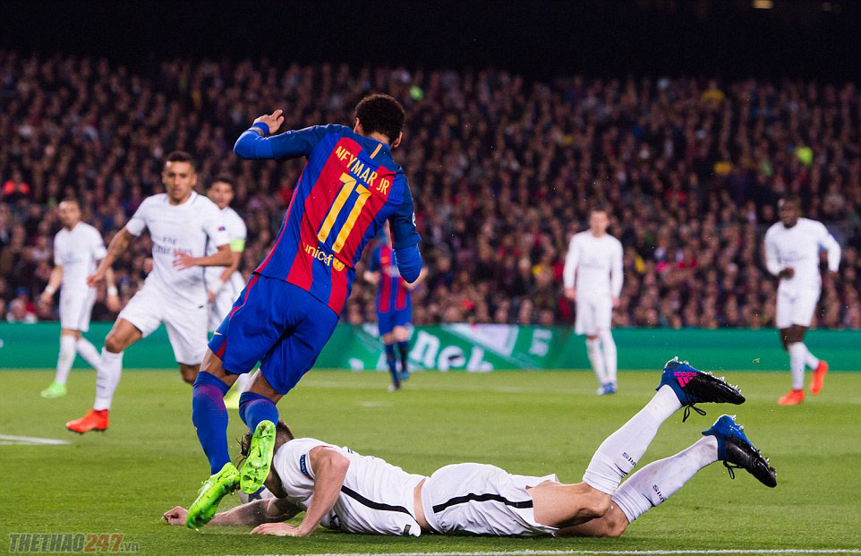 Barca 6-1 PSG, chấm điểm Barca 6-1 PSG, kết quả Barca 6-1 PSG, tỉ số Barca 6-1 PSG, Barca vào tứ kết cúp C1, PSG bị loại cúp c1, Neymar