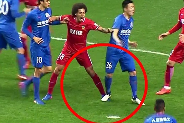 Trung Quốc, Witsel, Qin Sheng, VĐQG Trung Quốc, Ramires, Demba ba