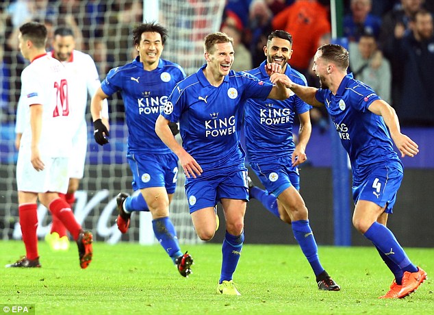 Leicester 2-0 Sevilla, kết quả Leicester 2-0 Sevilla, tỉ số Leicester 2-0 Sevilla, kết quả cúp c1, Leicester thắng Sevilla