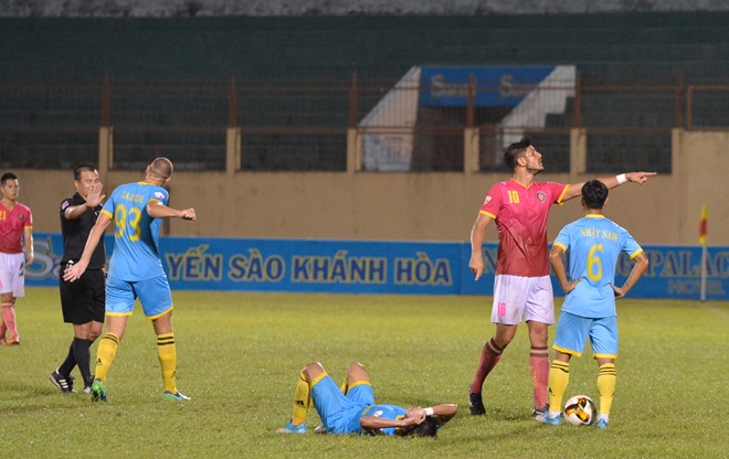 Khánh Hòa, SLNA, Marcelo, ket qua vleague, vleague, bong da viet nam