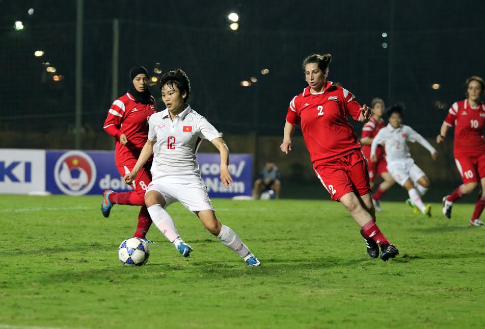 Nữ Việt Nam 11-0 nữ Syria, ket qua Nữ Việt Nam 11-0 nữ Syria, ti so Nữ Việt Nam 11-0 nữ Syria, asian cup 2018