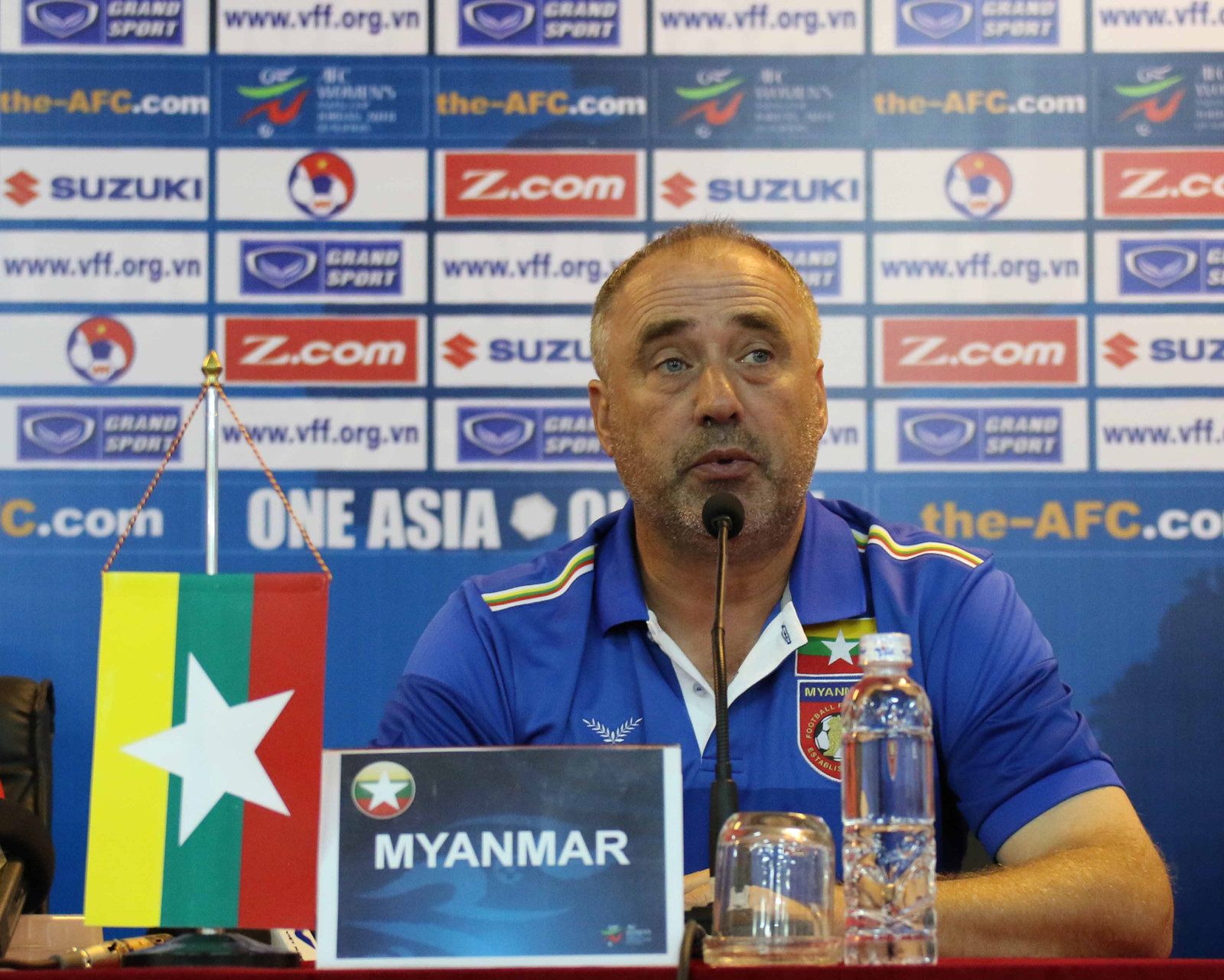 Nữ Việt Nam vs nữ Myanmar, xem Nữ Việt Nam vs nữ Myanmar, hlv myanmar, vong loai asian cup 2018