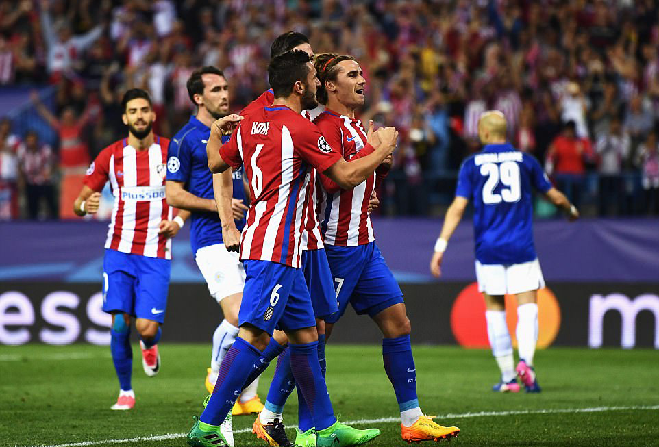 Atletico 1-0 Leicester, kết quả Atletico 1-0 Leicester, kết quả tỉ số Atletico 1-0 Leicester, cúp c1 Atletico 1-0 Leicester, trực tiếp Atletico vs Leicester, xem trực tiếp Atletico vs Leicester, trực tiếp cúp c1, tứ kết cúp c1