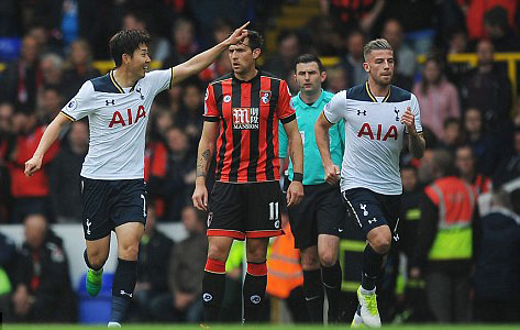 Tottenham 3-0 Bournemouth, ket qua Tottenham 3-0 Bournemouth, ti so Tottenham 3-0 Bournemouth, truc tiep Tottenham vs Bournemouth, truc tiep bong da, xem truc tiep Tottenham vs Bournemouth
