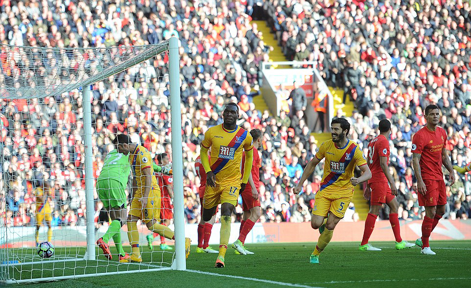 Liverpool 1-2 Palace, kết quả Liverpool 1-2 Palace, Liverpool vs Crystal Palace, trực tiếp Liverpool vs Crystal Palace, xem trực tiếp Liverpool vs Crystal Palace, Liverpool, Crystal Palace, vong 34 Ngoai hang Anh