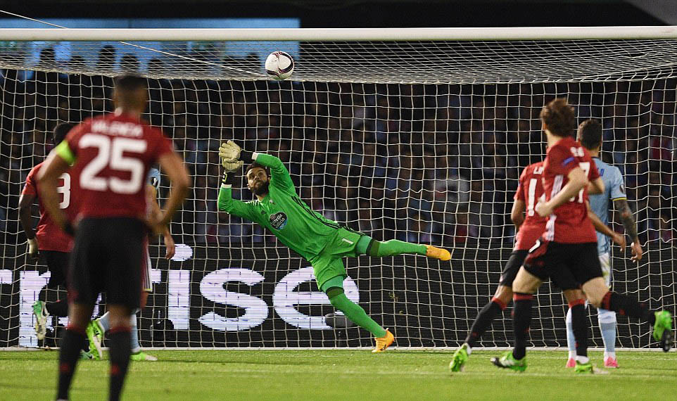 Celta Vigo 0-1 MU, ket qua bong da Celta Vigo 0-1 MU, ban ket europa league, ban ket cup c2, europa league, mourinho, man utd