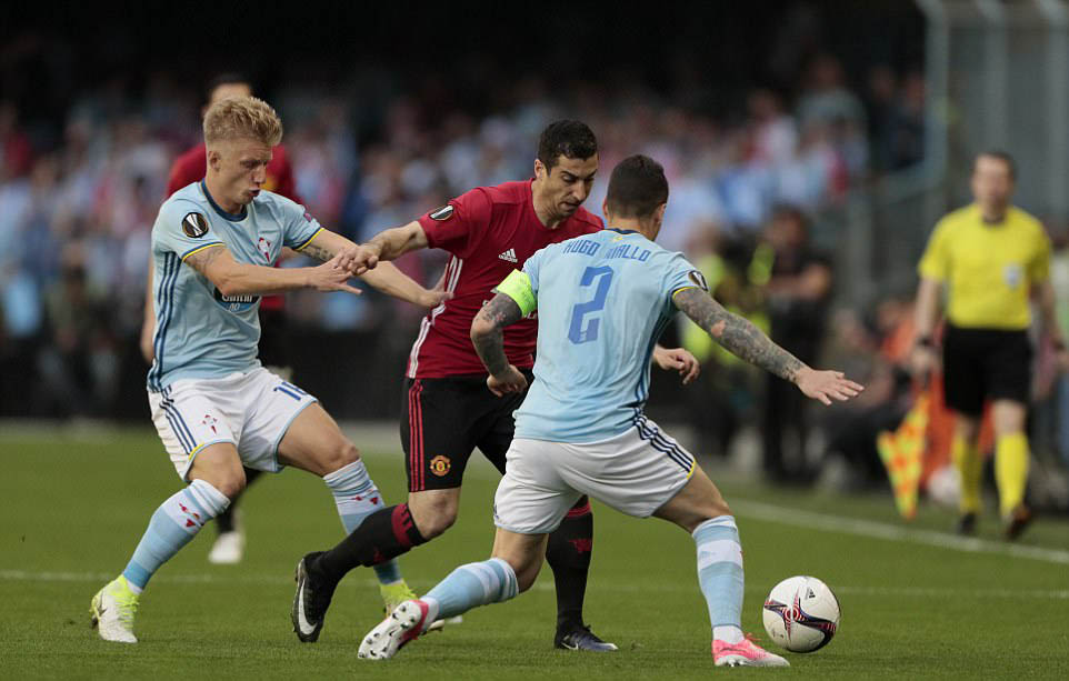 Celta Vigo 0-1 MU, ket qua bong da Celta Vigo 0-1 MU, ban ket europa league, ban ket cup c2, europa league, mourinho, man utd