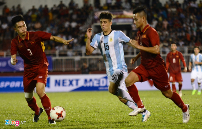 Cầu thủ U20 Việt Nam chưa hài lòng với những gì đã thể hiện U20 Việt Nam 1-4 U20 Argentina, ket qua U20 Việt Nam 1-4 U20 Argentina, ti so U20 Việt Nam 1-4 U20 Argentina, U20 Việt Nam, U20 Argentina