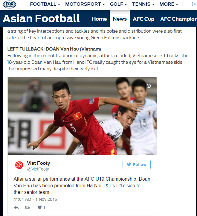 U20 Việt Nam, U20 World Cup 2017, dhtb u20 world cup, doan van hau, ket qua u20 world cup, ltd u20 world cup