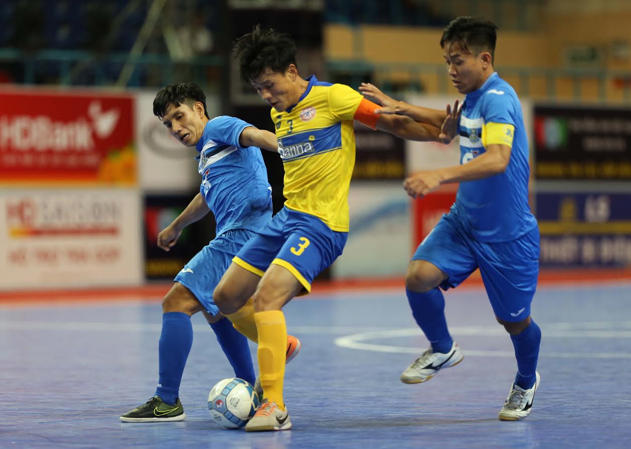 futsal vdqg, luot ve futsal vdqg, thai son nam, sanna khanh hoa