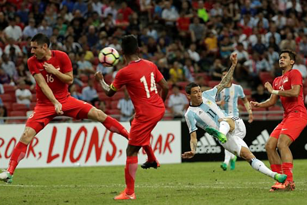 Singapore 0-6 Argentina, ket qua Singapore 0-6 Argentina, ket qua bong da, kqbd