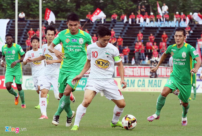 HAGL, Cần Thơ 3-0 HAGL, vleague, ket qua vleague, bxh vleague, ket qua vong 15 vleague
