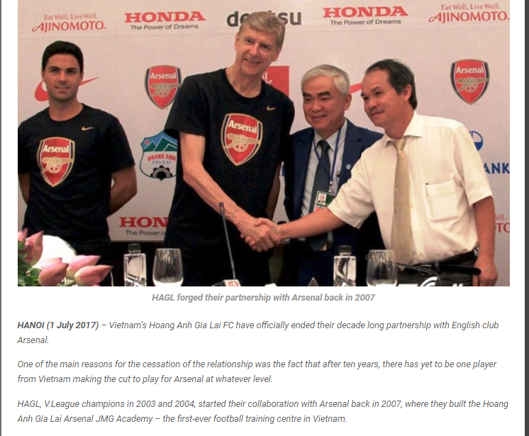 hagl, arsenal, aff, hagl chia tay arsenal, tuan anh