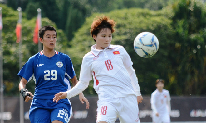 doi tuyen nu viet nam, sea games 29, bong da nu sea games 29