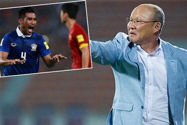 hlv park hang seo, dtvn, tan hlv dtvn, thai lan, aff cup, sea games