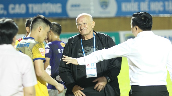 thanh hoa 3-3 ha noi, hlv petrovic, vleague, bxh vleague