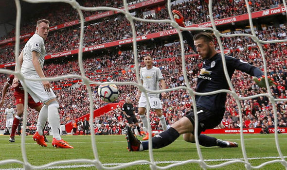 de gea, liverpool 0-0 mu, de gea can pha matip, premier league