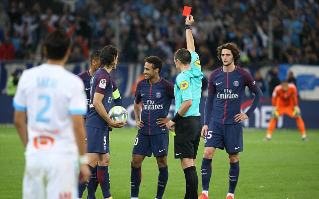 neymar, psg, cavani, hlv emery,ligue 1