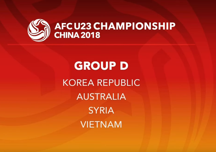 VCK U23 châu Á, bốc thăm VCK U23 châu Á 2018, truc tiep bốc thăm VCK U23 châu Á 2018, xem truc tiep bốc thăm VCK U23 châu Á 2018