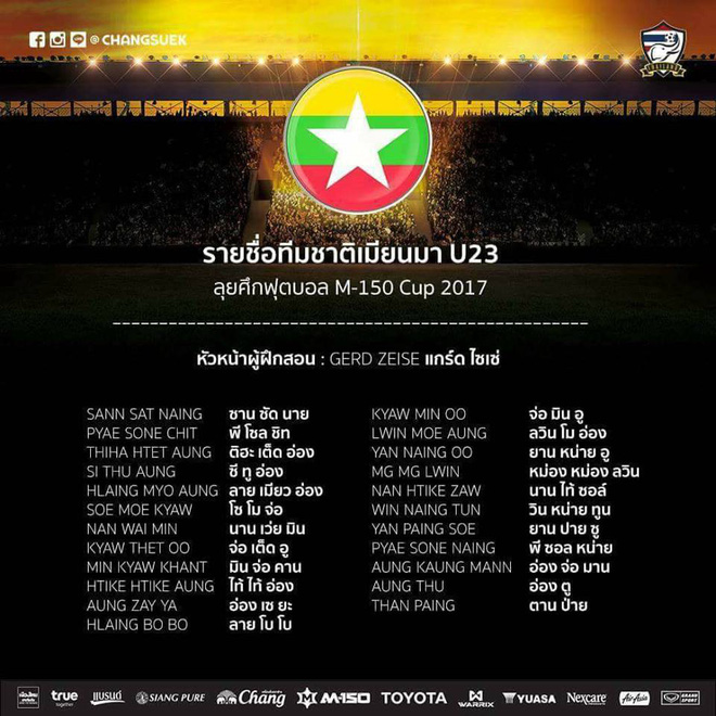 u23 myanmar, m150, u23 viet nam, 