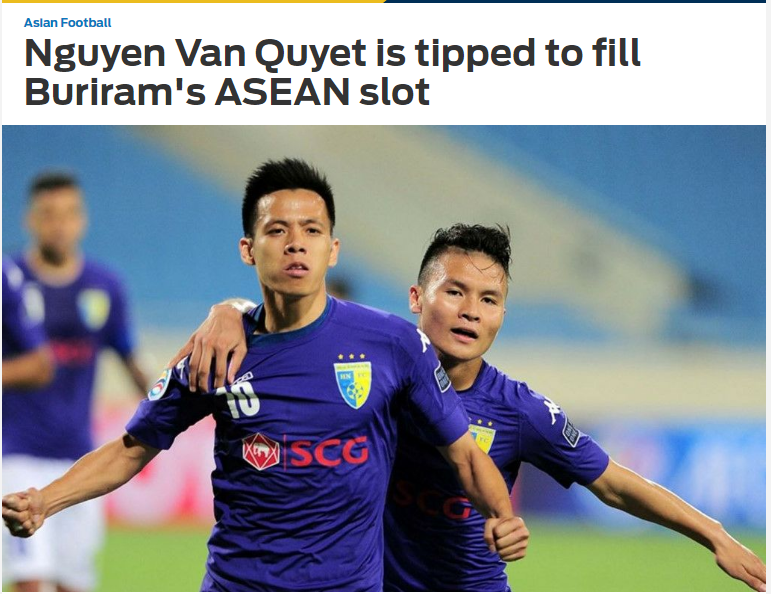 van quyet, thai league, ha noi, vleague, buriram