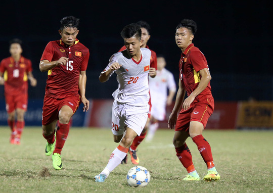 u21 quoc te, u21 viet nam vs u21 yokohama, van duc, viet hung, van son