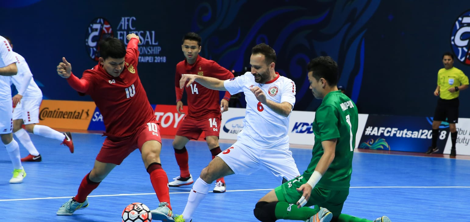 futsal chau a, futsal thai lan, afc futsal