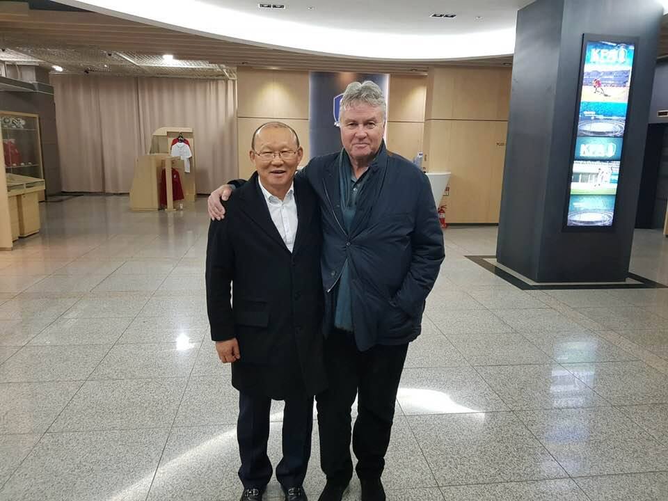 tin bong da, hlv park hang seo, hlv guus hiddink